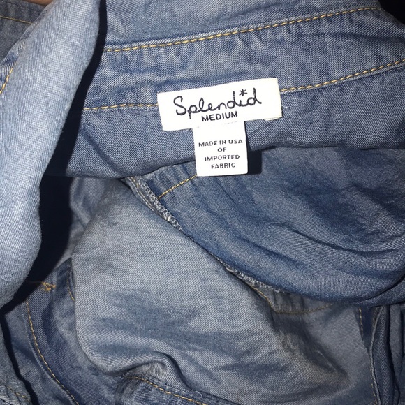 Splendid Denim Romper - Picture 6 of 6